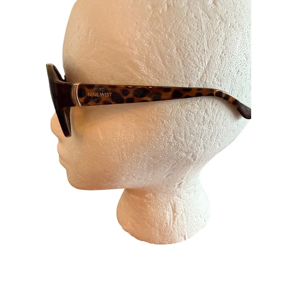 Nine West Tortoise Cat Eye Sunglasses Brown Gradient Quiet Luxury Coastal‎ Chic